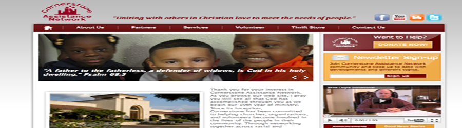 Cornerstone Assistance Network Website